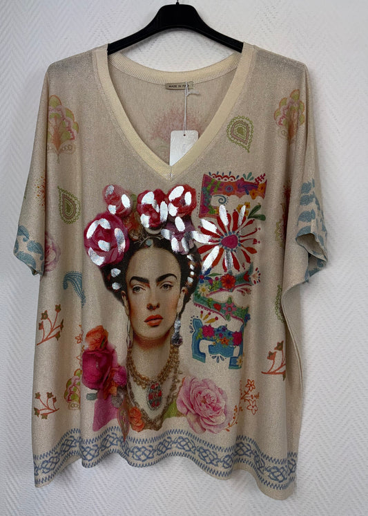 Lurex shirt Frida (2) 50/52/54