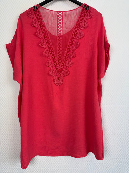 Shirt met opengewerkte rug 42/44/46