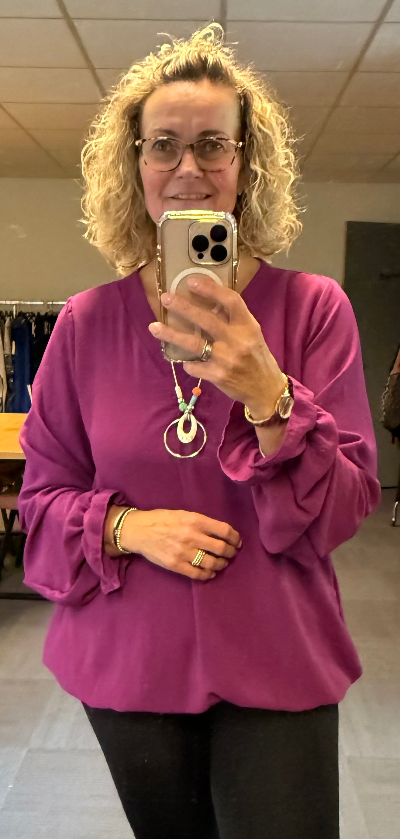 Ballontop met gratis ketting 40/42/44/46