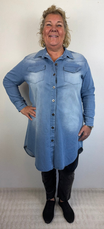 Lange jeans blouse 46/48/50