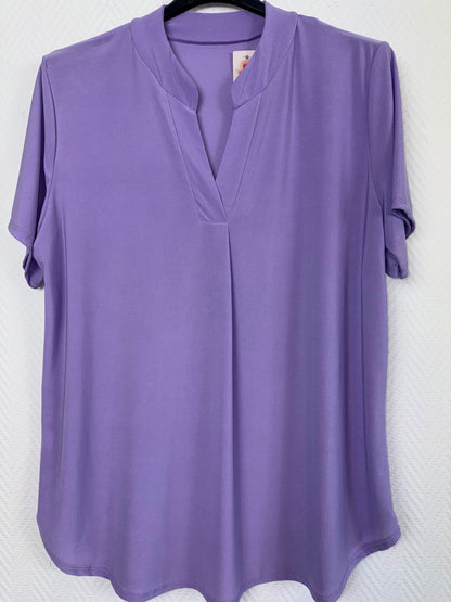 Basis shirt travelshirt korte mouwen 42/44/46/48/50