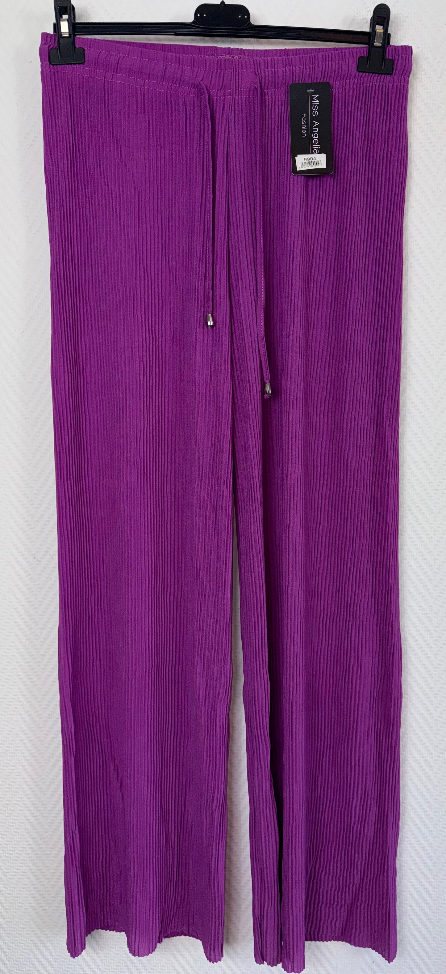 Plissé broek van Miss Angelia 40/42/44/46/48/50