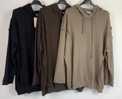Katoenen hoodies 46/48/50