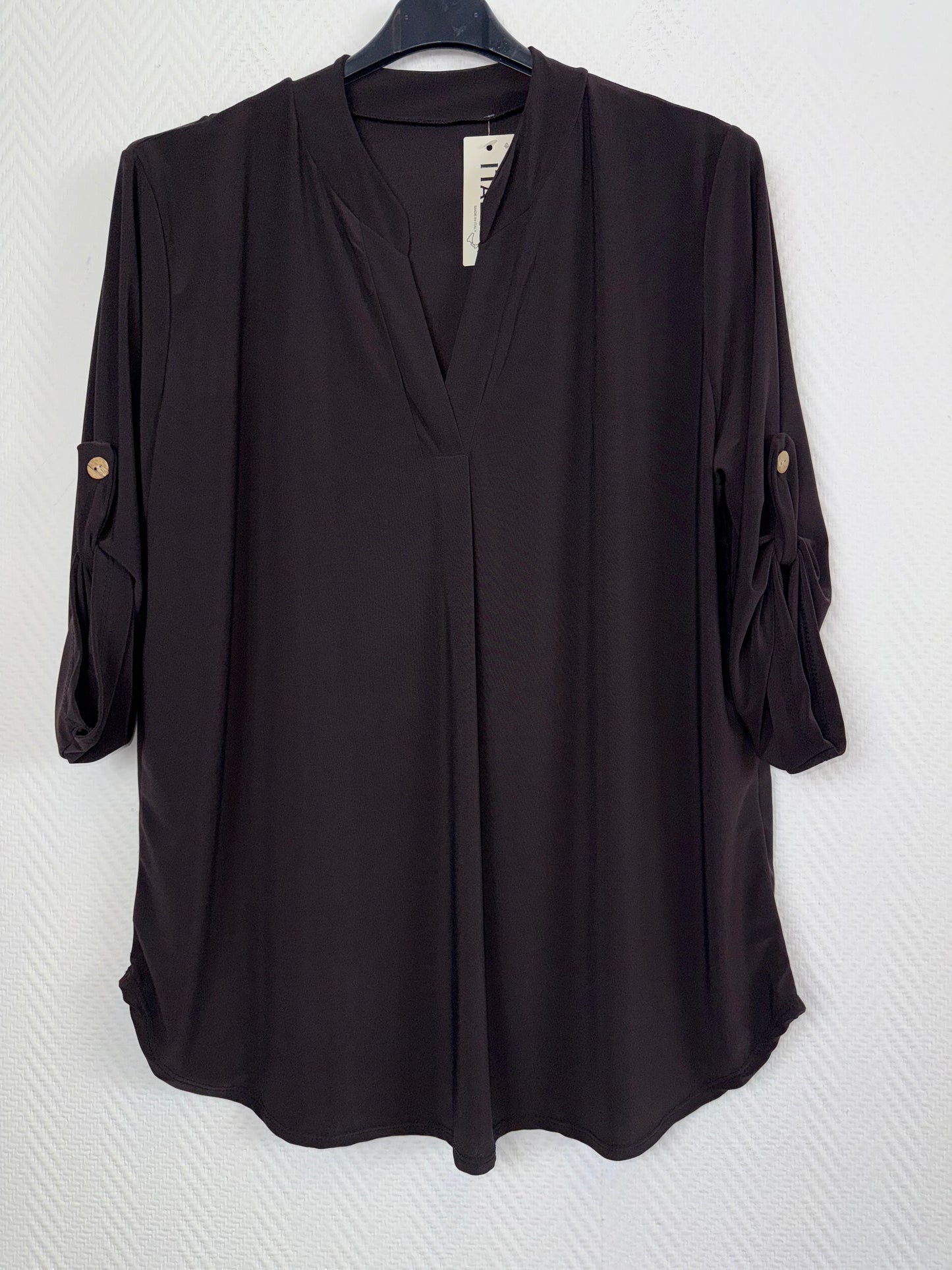 Basis travelshirt 44/46/48/50