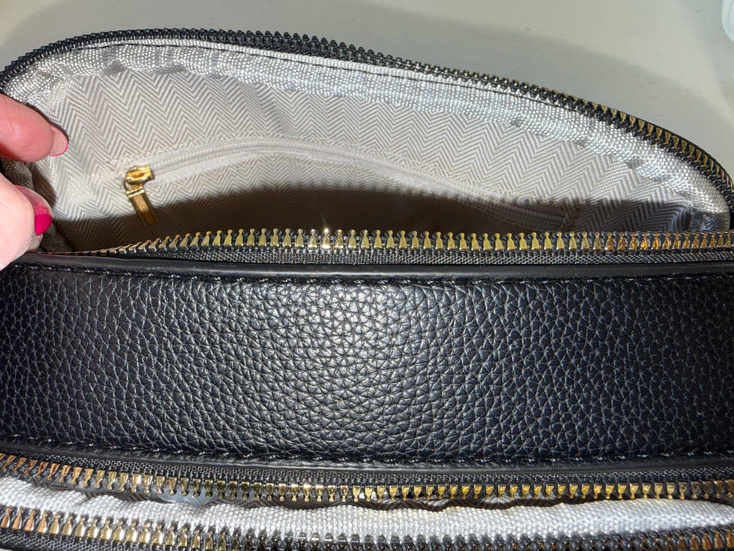 Cross body tasje streep