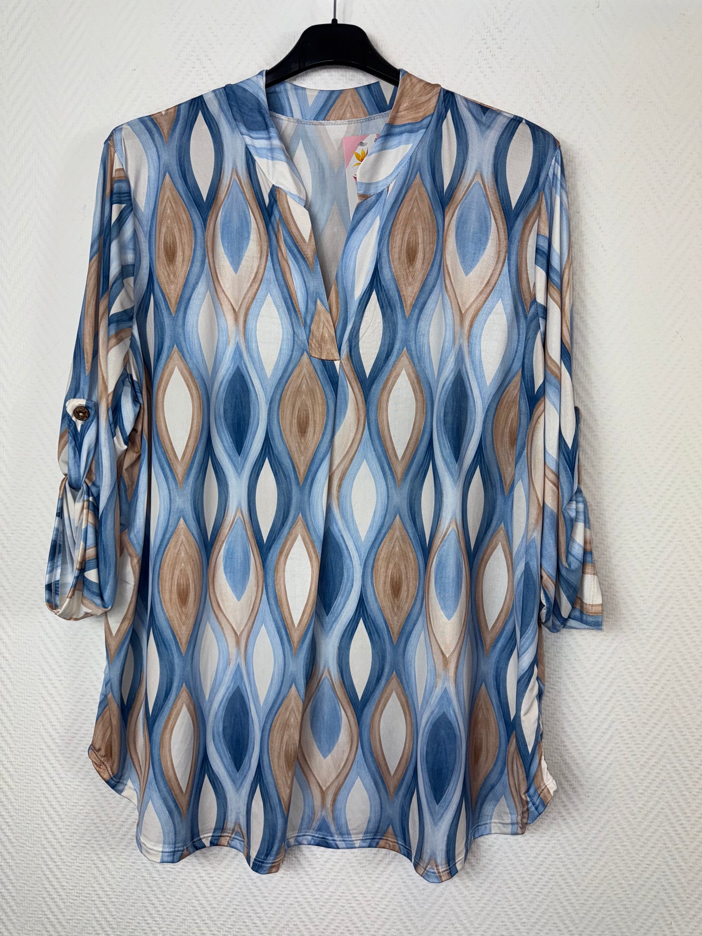 Travelshirt print (1) 48/50/52