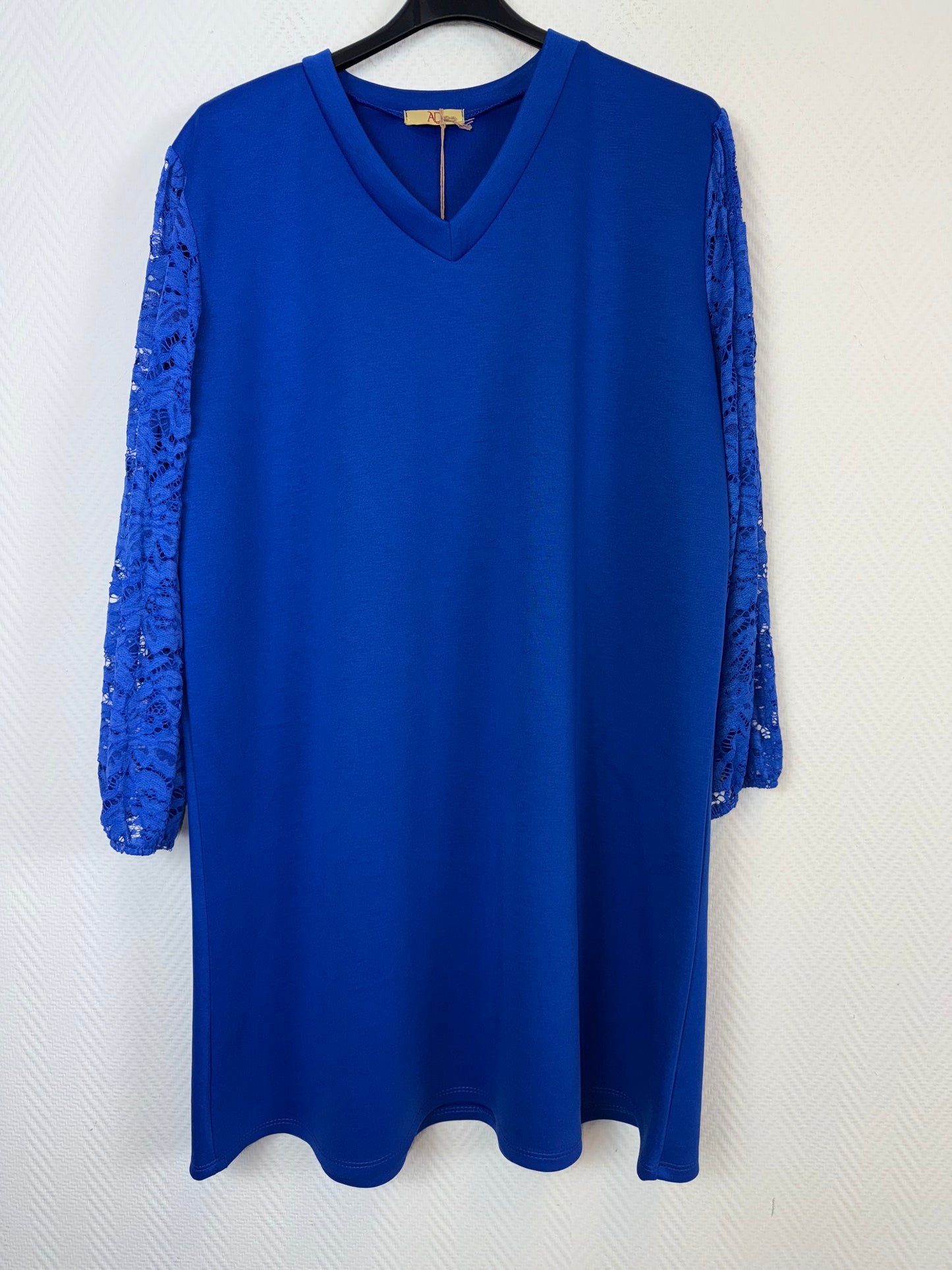 Tuniek/Jurkje met stretch kanten mouwen 46/48/50