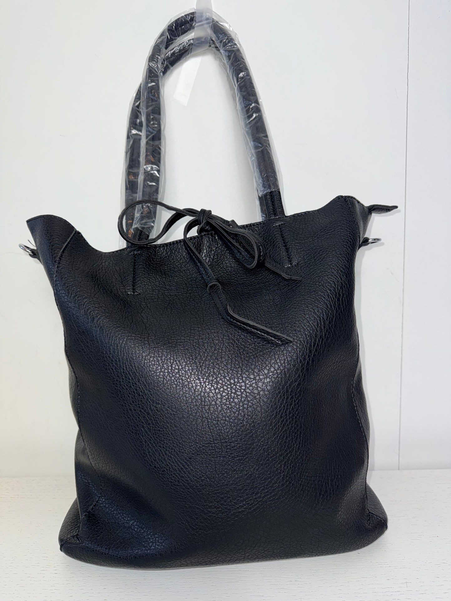 Grote zwarte bag in bag tas