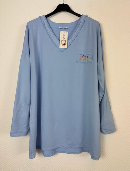 Katoenen shirt Amore 46/48/50