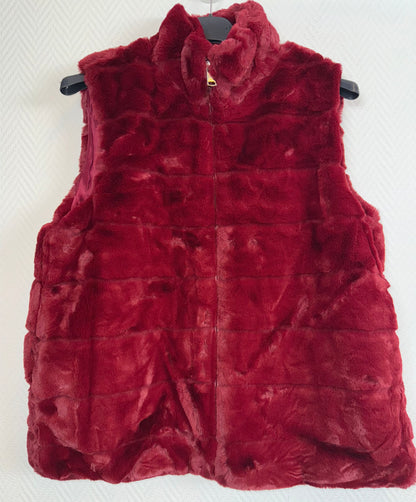 Bodywarmer van nep bont 42/44/46