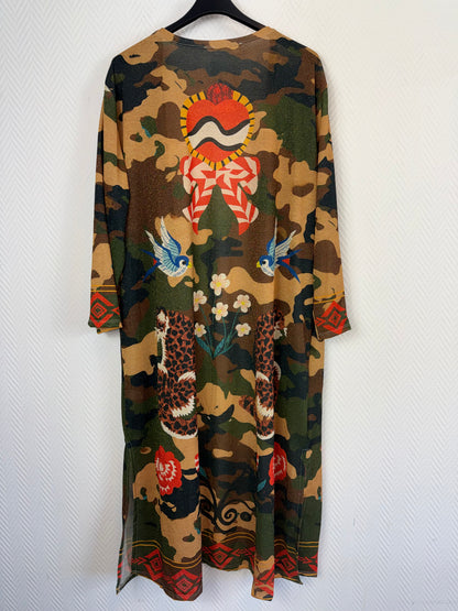 Lurex vesten print 40/42/46/48/50