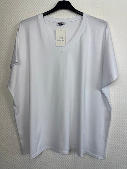 Basis t-shirts stretch katoen 44/46/48/50