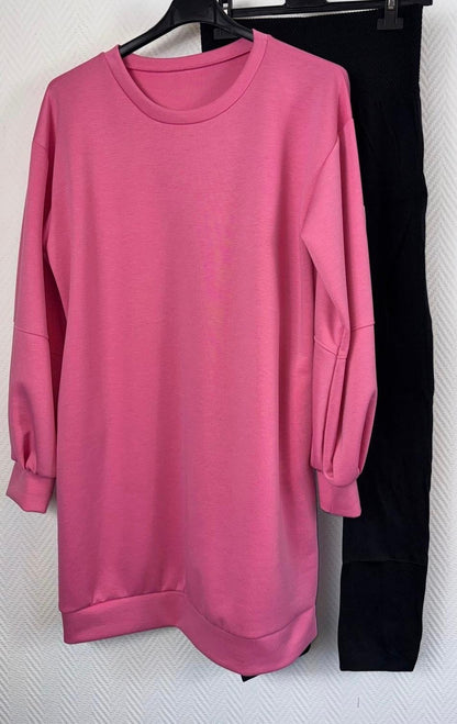 Label sweatdress met legging maat 40/42/44/46