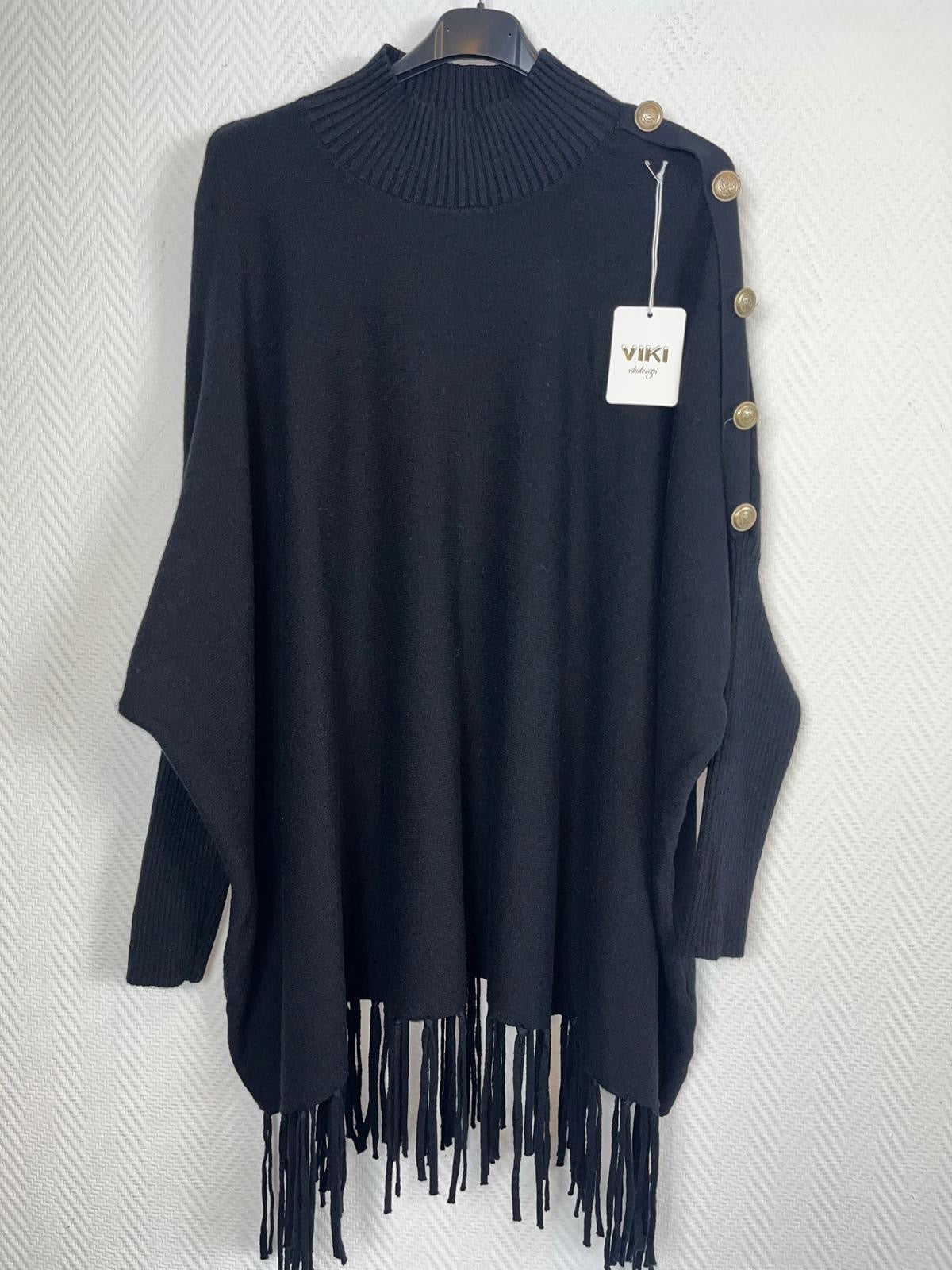 Franje trui 44/46/48/50/52/54