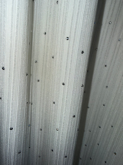 Plissé broek met studs 40/42/44/46