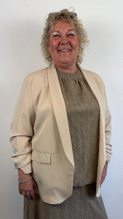 Colbert met gesmokte mouwen 46/48/50