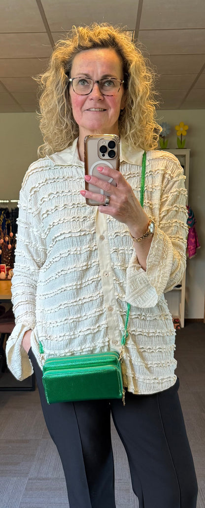 Portemonnee/mobiel/ tasjes metallic