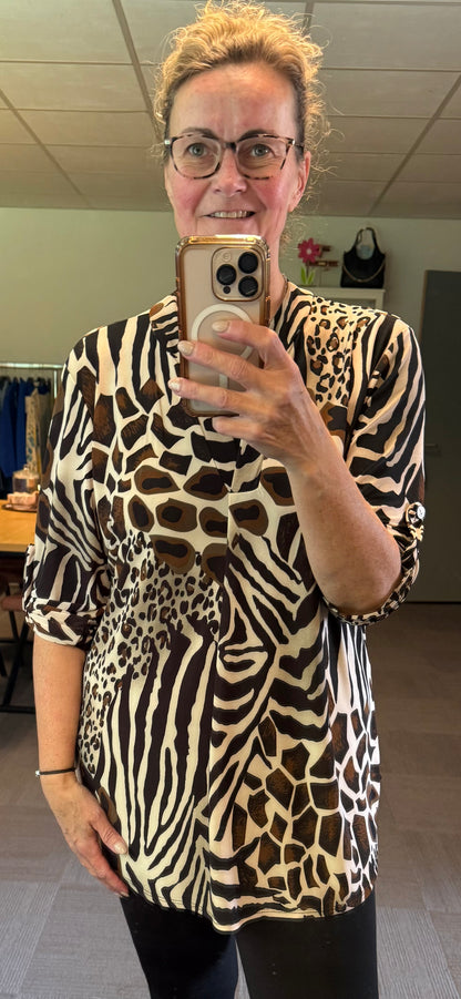 Travel shirt Animal 42/44/46/48/50