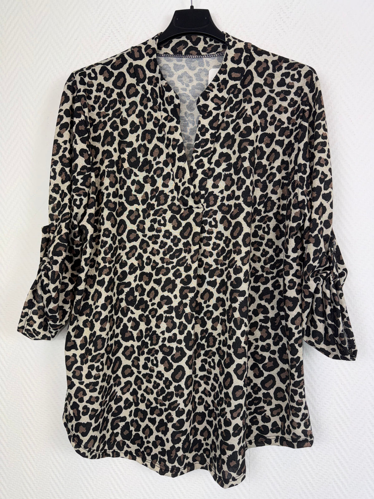 Lurex animal shirtje 42/44/46