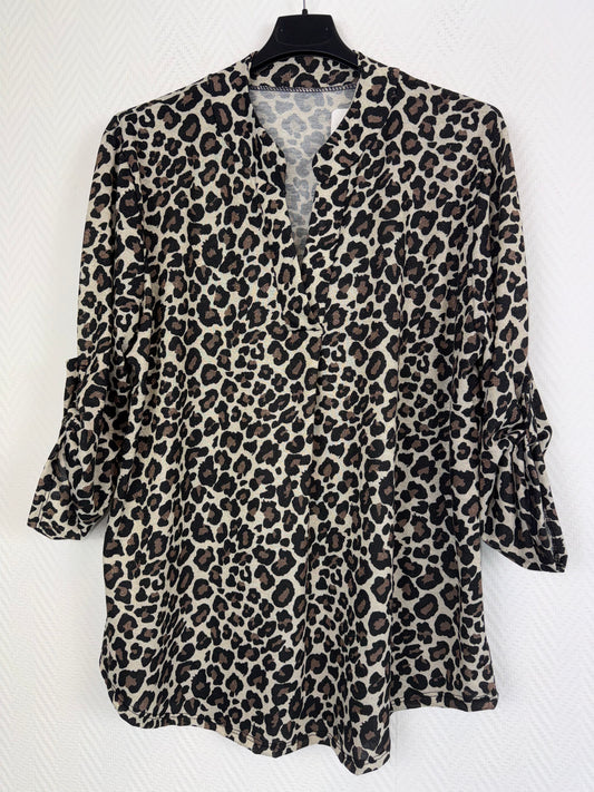 Lurex animal shirtje 42/44/46