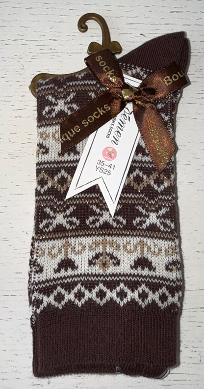 Luxe sokken grijs bruin of zwart 36/36/37/38/39/40/41