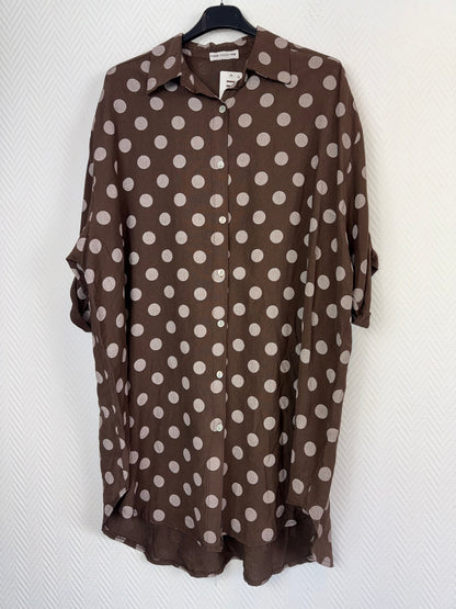 Lange blouse Polkadot 48/50/52
