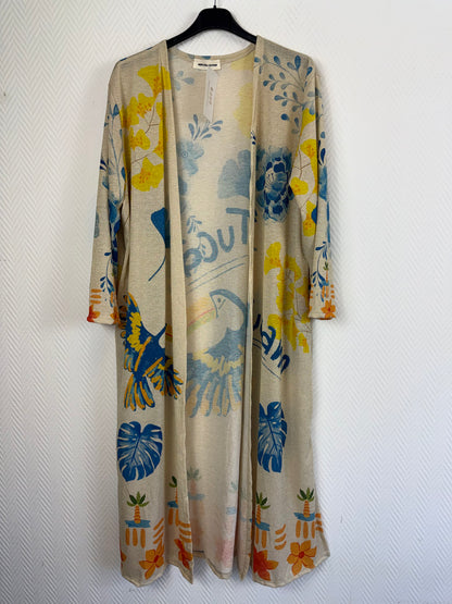 Lurex vesten print 40/42/46/48/50