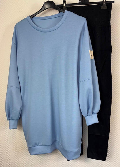 Label sweatdress met legging maat 40/42/44/46