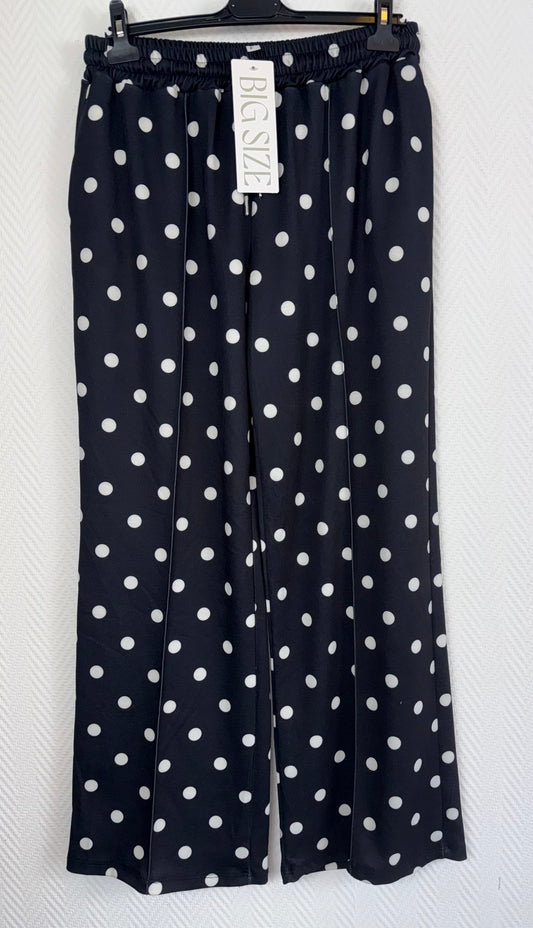 Comfy broek polkadot 46/48/50/52