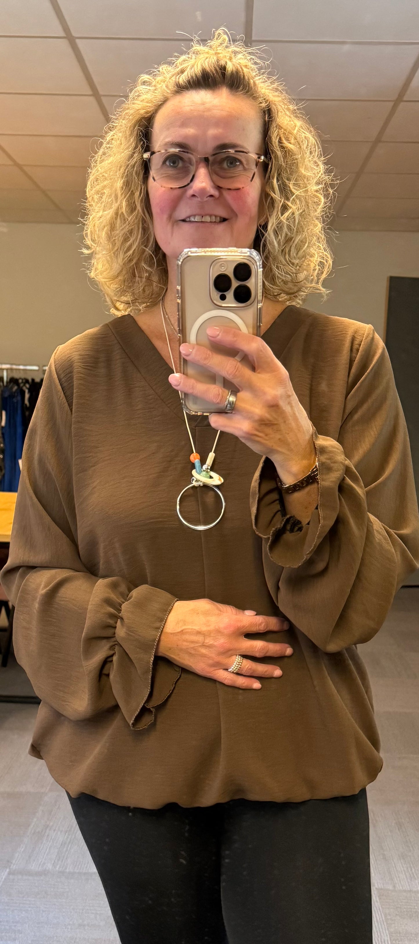 Ballontop met gratis ketting 40/42/44/46