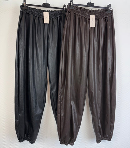 PU leren pof broek 48/50/52