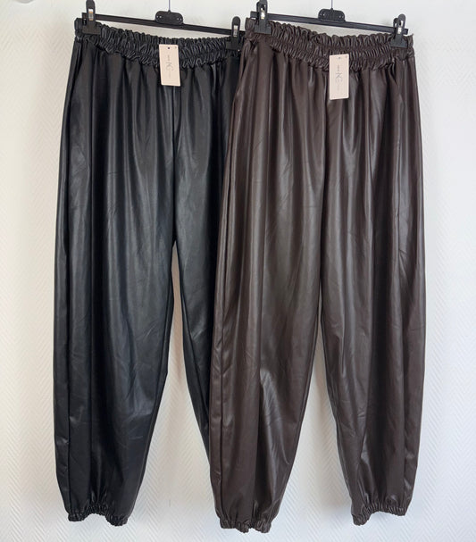 PU leren pof broek 48/50/52