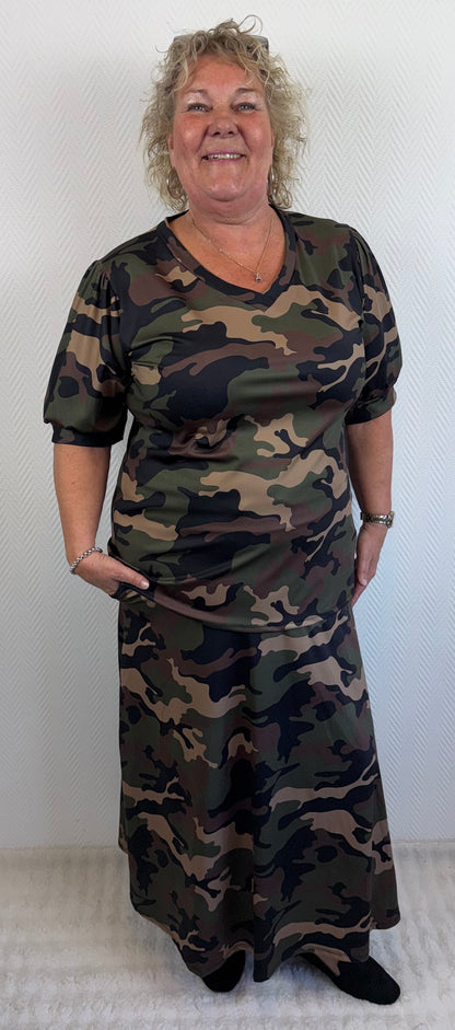 Travel shirt camouflage maat 46/48/50