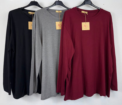 Basis t-shirts katoen 46/48/50