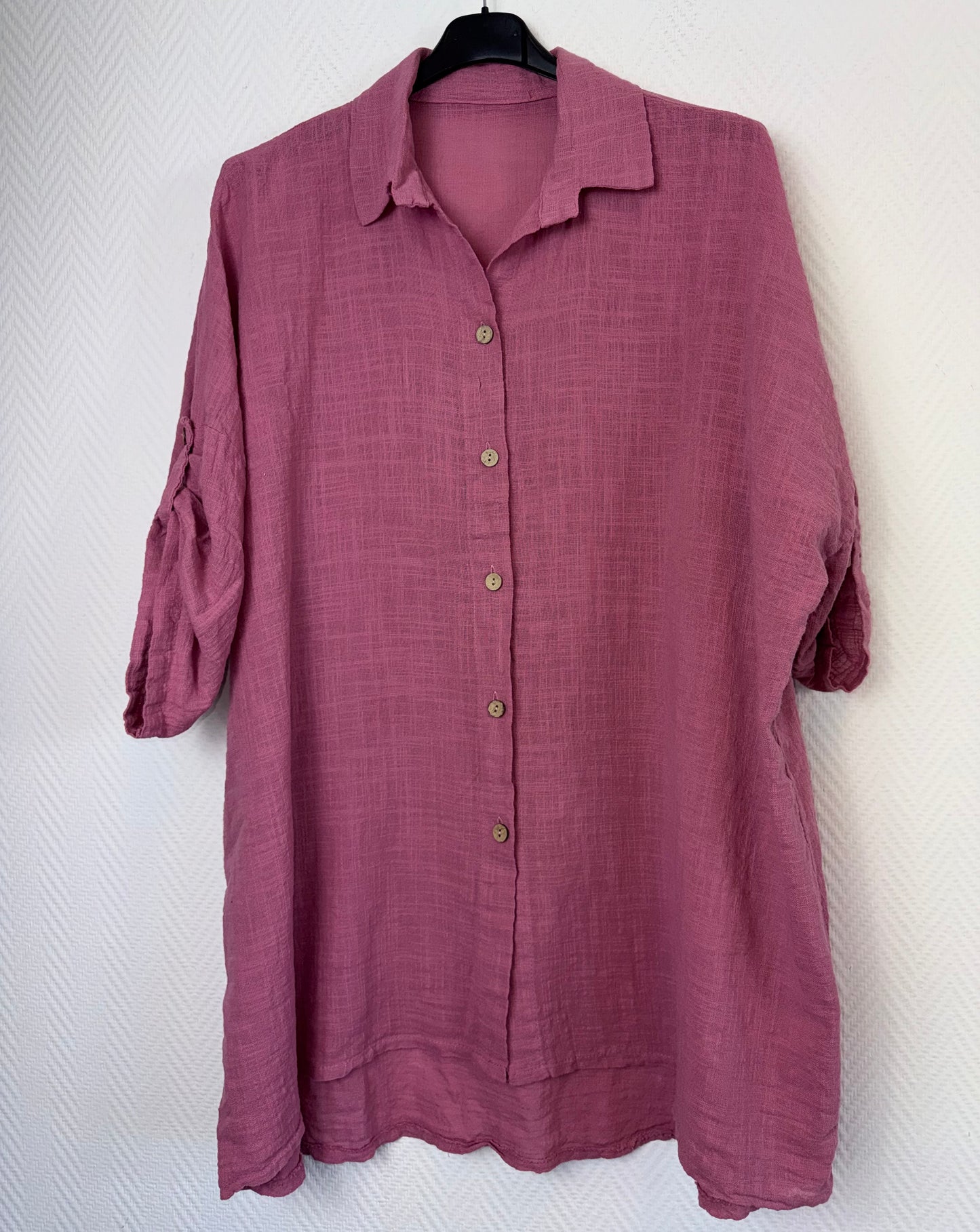 Linnen look blouse 48/50/52