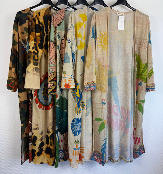 Lurex vesten print 40/42/46/48/50