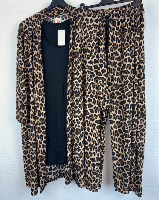 3 Delige set luipaard 48/50/52/54