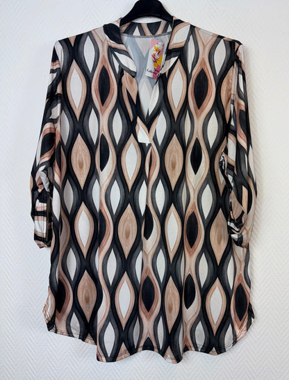 Travelshirt print (1) 48/50/52