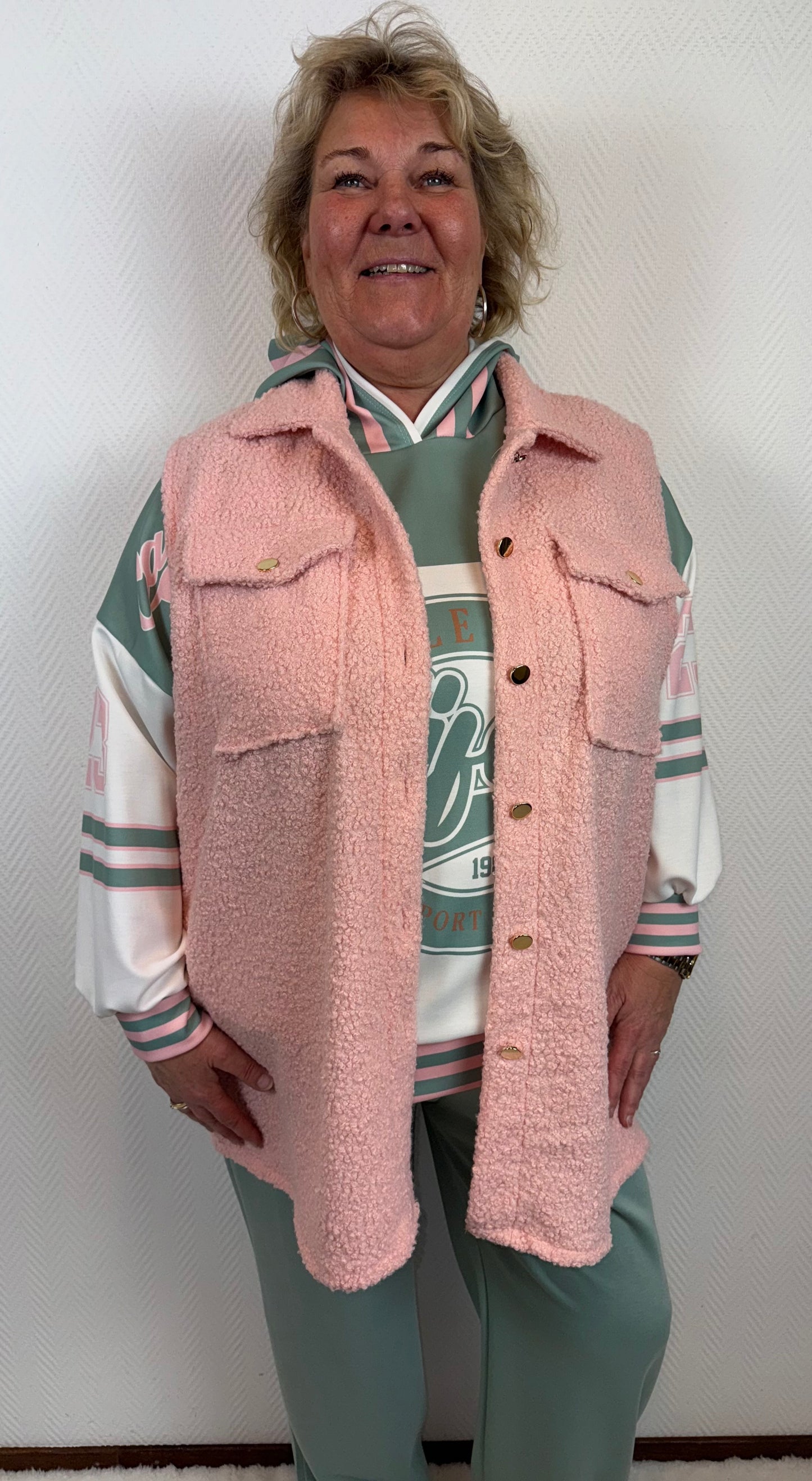 Bouclé gilet 50/52/54