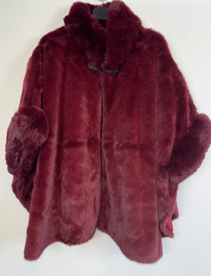 Luxe bont poncho’s 46/48/50/52/54