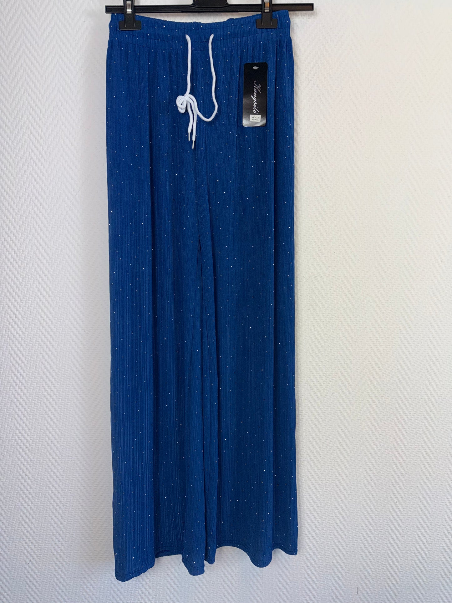 Plissé broek met studs 40/42/44/46