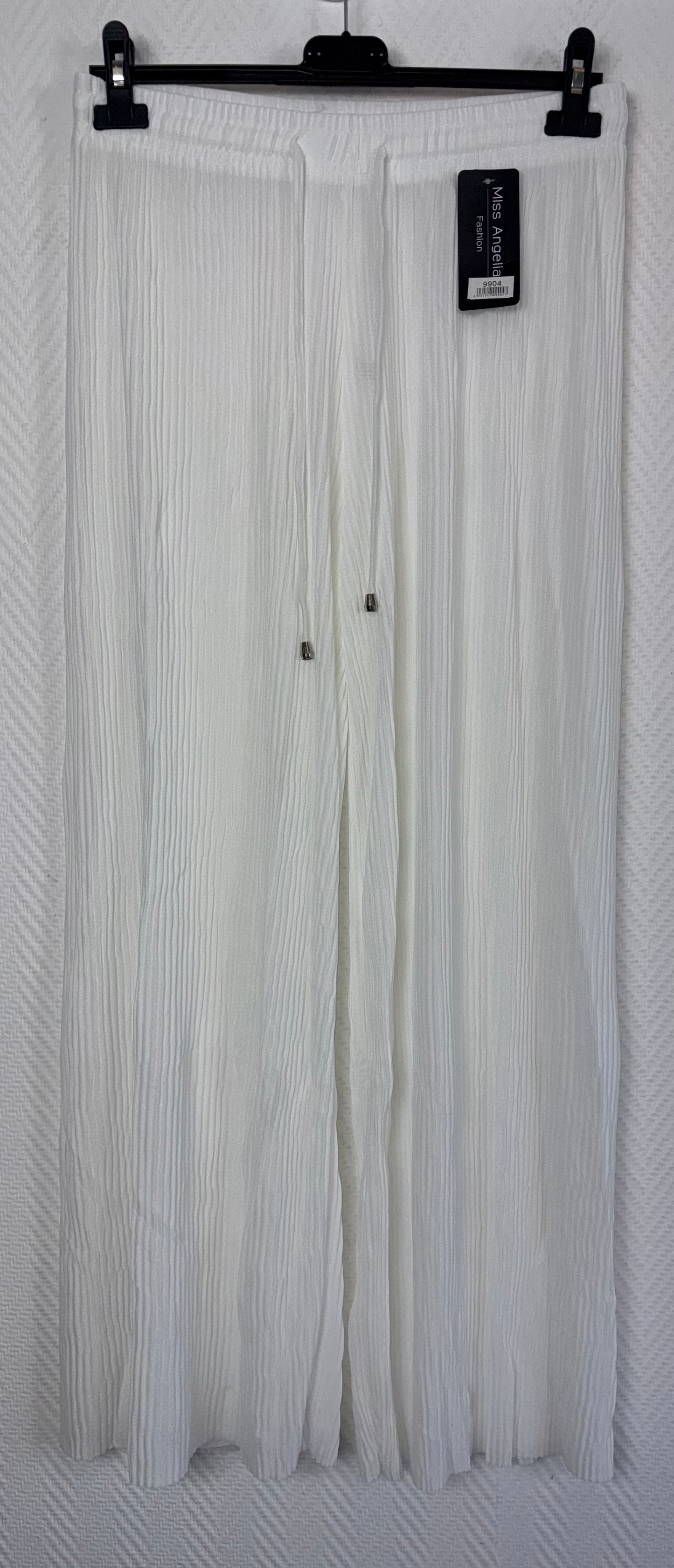 Plissé broek van Miss Angelia 40/42/44/46/48/50