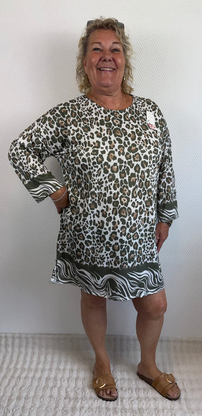 Tijger lang katoenen tuniek/jurkje maat 46/48/50