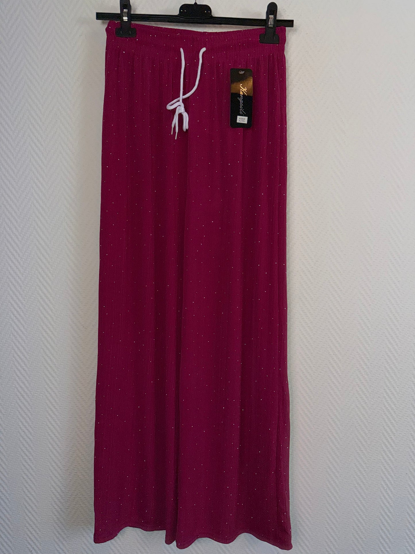 Plissé broek met studs 40/42/44/46