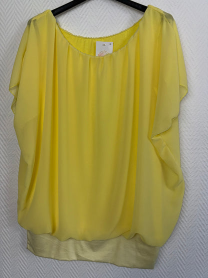 Ballontop met vaste stretch viscose ondertop 40/42/44/46