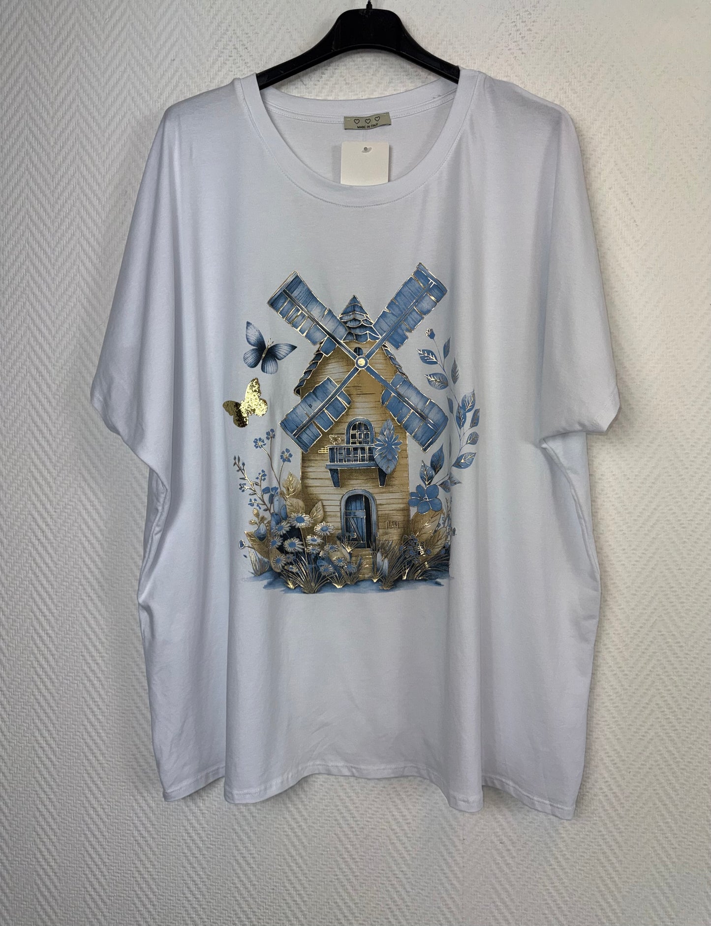 Katoenen shirt Molen 44/46/48/50