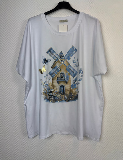 Katoenen shirt Molen 44/46/48/50