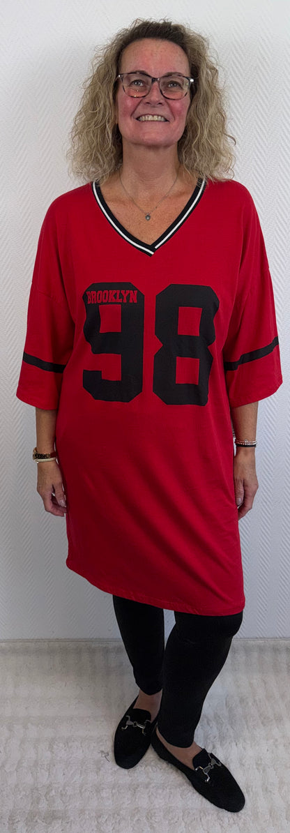 Lang katoenen tuniek/jurk Brooklyn 42/44