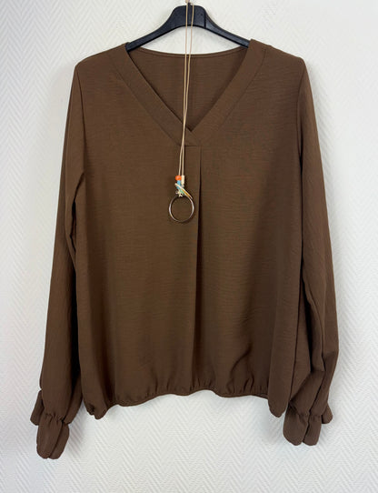 Ballontop met gratis ketting 40/42/44/46