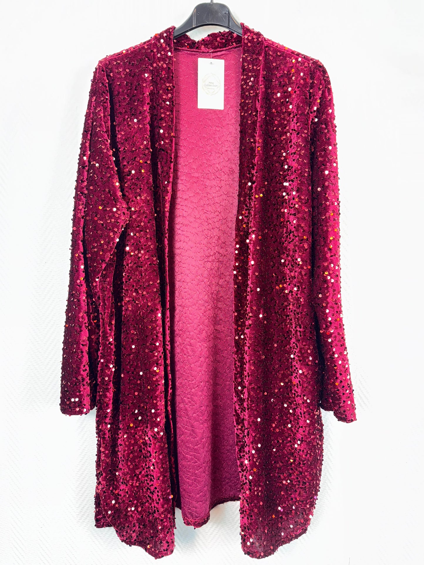 Pailletten jasje 48/50/52/54